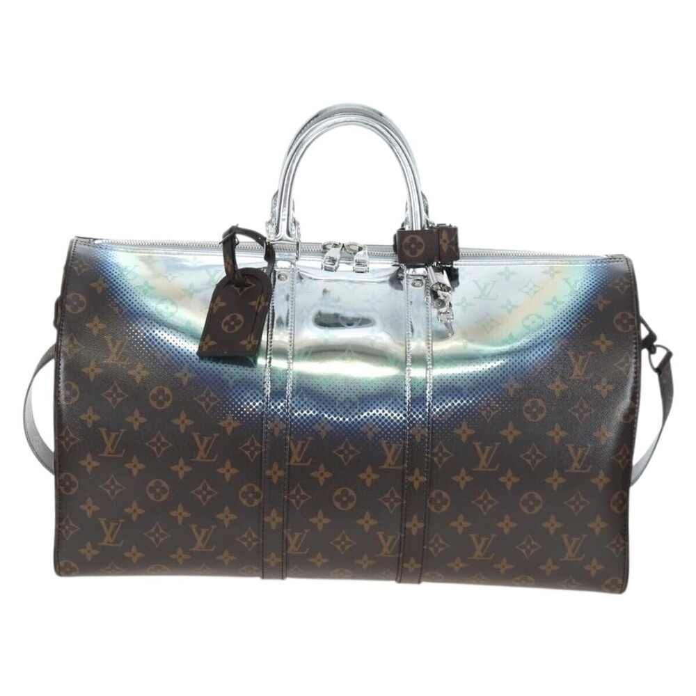 Louis Vuitton Keepall Bandouliere Limited Edition Metallic Nebula Monogram Canva
